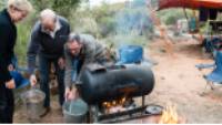 'The Donkey' provides steaming hot water to trekkers on demand |  <i>Caroline Crick</i>
